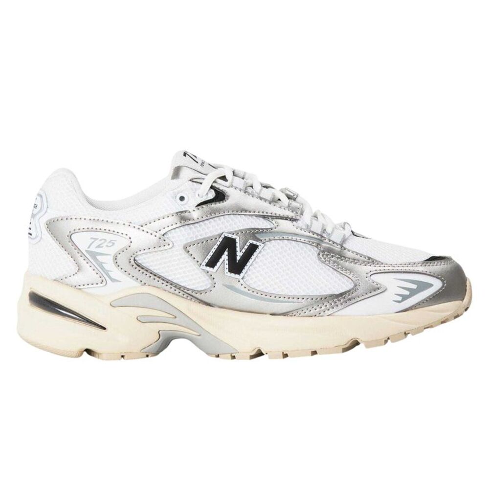 New Balance Mens 725 Sneakers / White/Silver